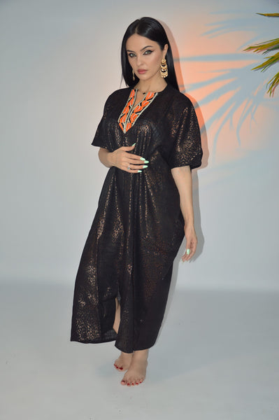 Arabian Sahara Linen Dress