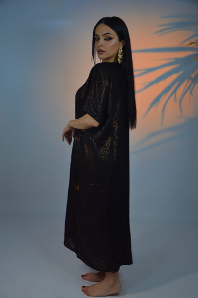 Arabian Sahara Linen Dress