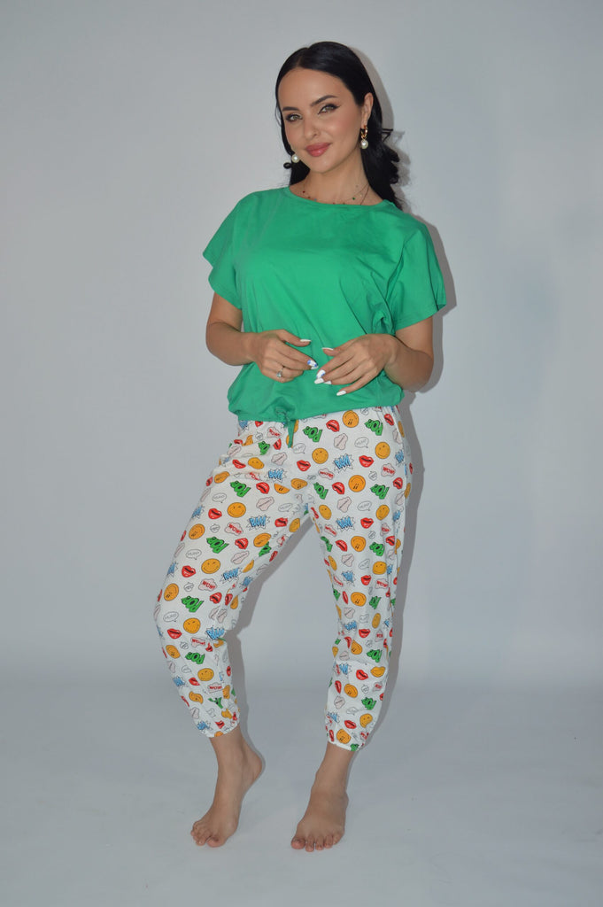 Emoji Long Pajama