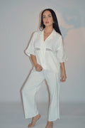 Cinque Terre Linen Long Pajama