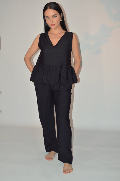 Pyjama long Black Swan
