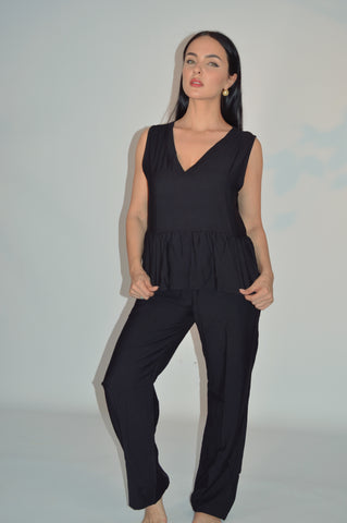 Pyjama long Black Swan