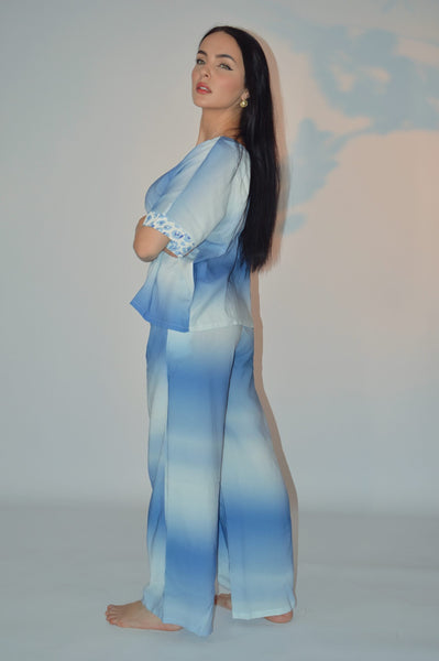Blue Ciel Long Pajama