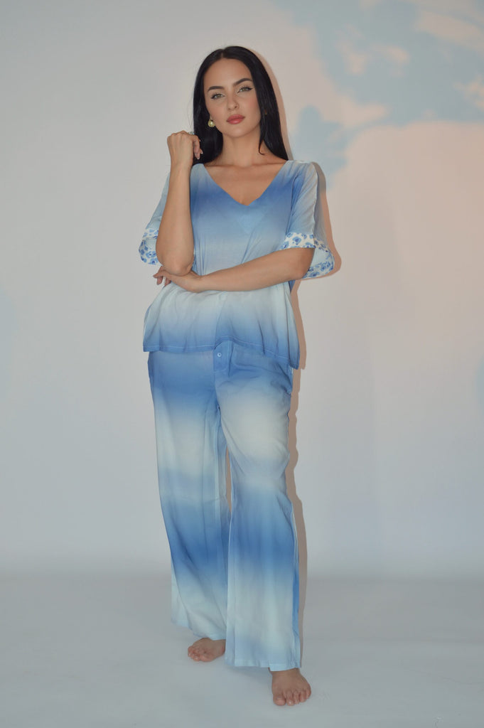 Blue Ciel Long Pajama