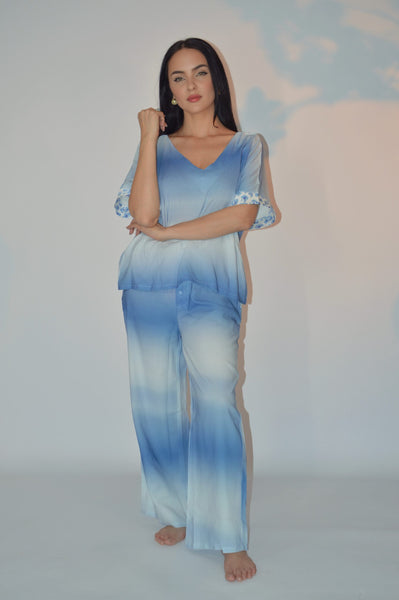 Blue Ciel Long Pajama