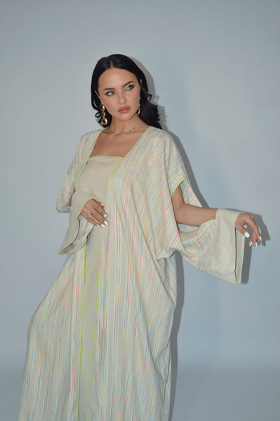Caftan sable fluo
