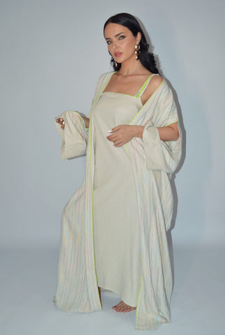 Caftan sable fluo