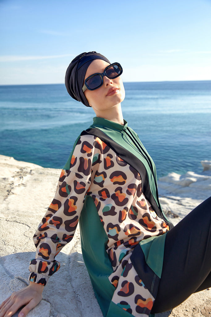 Naya Long Sleeve Modest Burkini Swimsuit