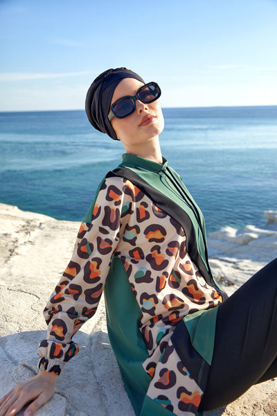 Naya Long Sleeve Modest Burkini Swimsuit