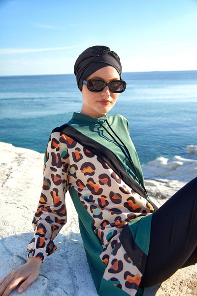 Naya Long Sleeve Modest Burkini Swimsuit