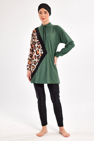 Naya Long Sleeve Modest Burkini Swimsuit