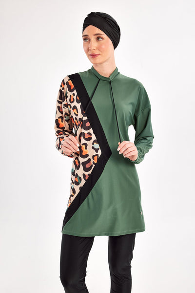 Naya Long Sleeve Modest Burkini Swimsuit