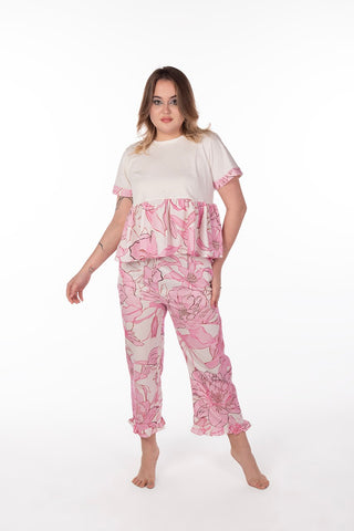 Pyjama Rose Lyla Écru