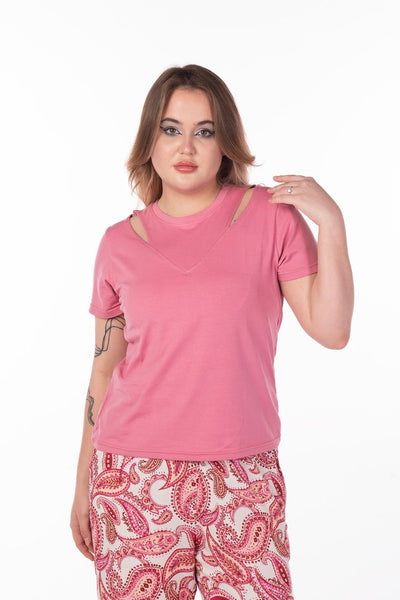 Mix & Match Pink Cashmir Top
