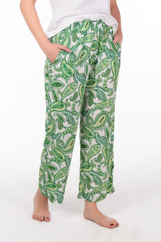 Bas en cachemire vert Mix & Match