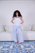 Cotton Tie-Shoulder Pajama Set - My Secret 