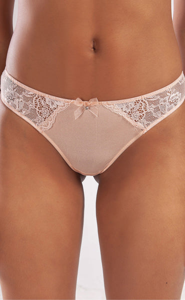 Mini-culotte string en dentelle