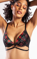 Foam Cup Push-Up Bra with Chains - My Secret 