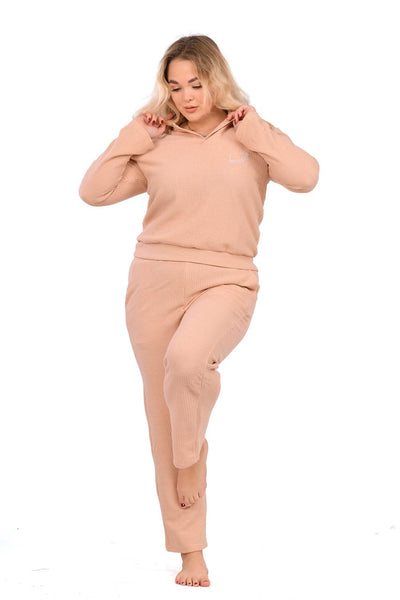 Simplicity Nude Collared Pajama