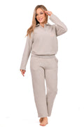Simplicity Grey Collared Pajama - My Secret 