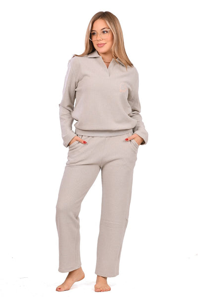 Simplicity Grey Collared Pajama