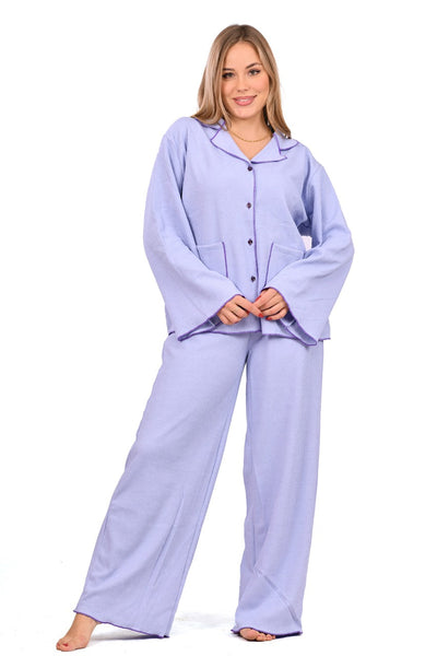 Simplicity Mauve Button Pajama