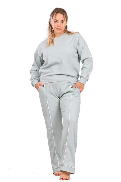 Simplicity Light Green Line Pajama