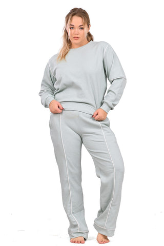 Simplicity Light Green Line Pajama