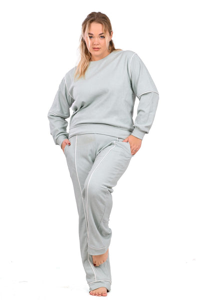 Simplicity Light Green Line Pajama