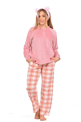 Pink Tartan Cozy Pajama