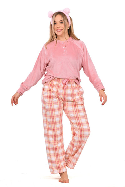 Pink Tartan Cozy Pajama
