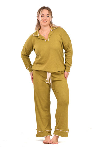 Green Lounge Wear Pajama