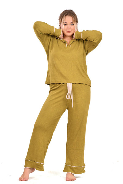 Green Lounge Wear Pajama