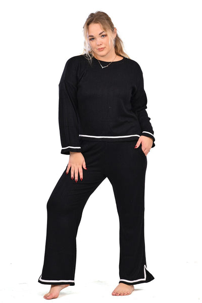 Black Lounge Wear Pajama