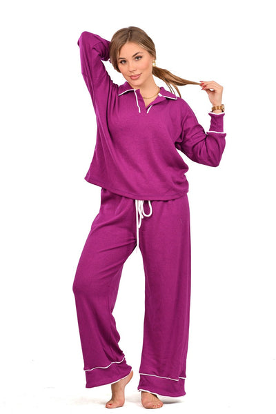 Lounge Wear Mauve Pajama