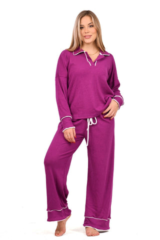 Lounge Wear Mauve Pajama
