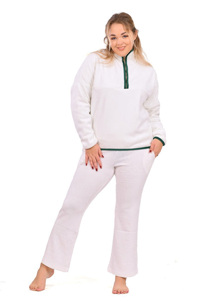 Lounge Wear White Pajama