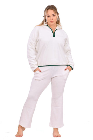 Lounge Wear White Pajama
