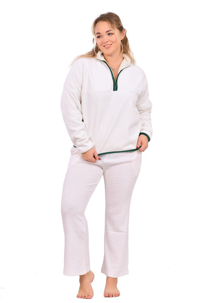 Lounge Wear White Pajama