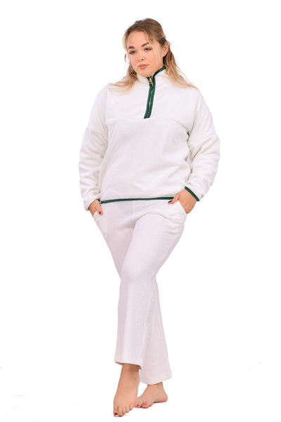 Lounge Wear White Pajama