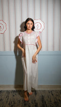 Naomi Soft Cotton White Dress