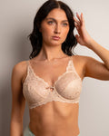Elegant Lace Support Skin Bra