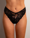 Black Lace Bloom Brief