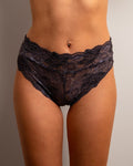 Grey Lace Comfort Brief