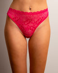 Fuchsia Lace Plain Panty