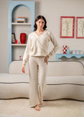 Beige Wrap Lounge Set