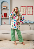 Polar Faces Cozy Robe