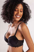 Soutien-gorge plongeant grande taille Elegance