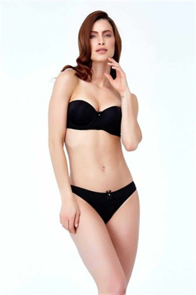 Feminine Lace Gala Push Up Strapless Bra